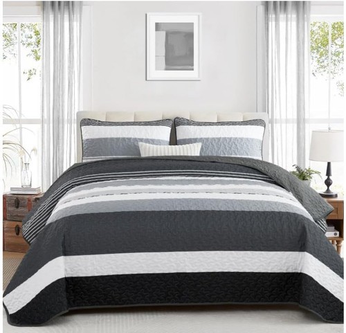 Tagesdecke set schwarz - tagesdecke,